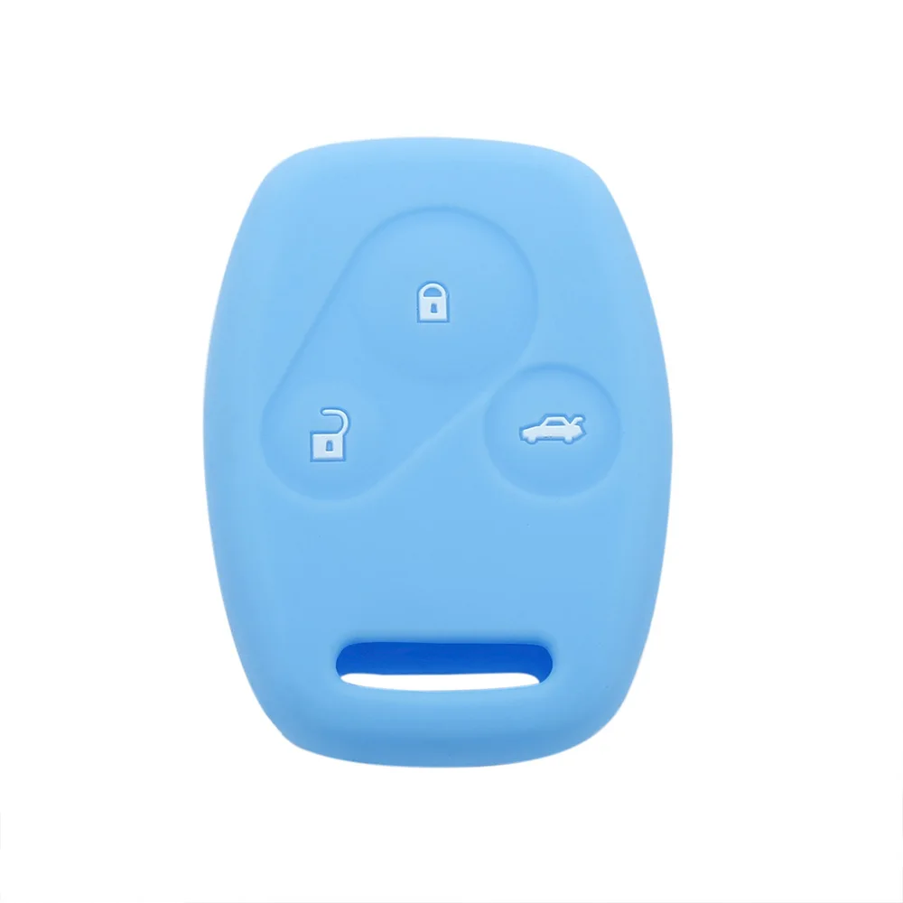 Suitable for Honda Fengfan Accord 3-button Silicone Key Cover Civic Soft Rubber Key Package Car Logo Epoxy Remote Control Sheath view 4