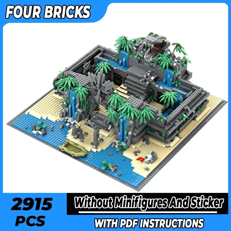 

Moc Building Bricks Aztec Style Temple Model The Lost Temple Technology Modular Blocks Gifts Christmas Toys DIY Sets Assembly
