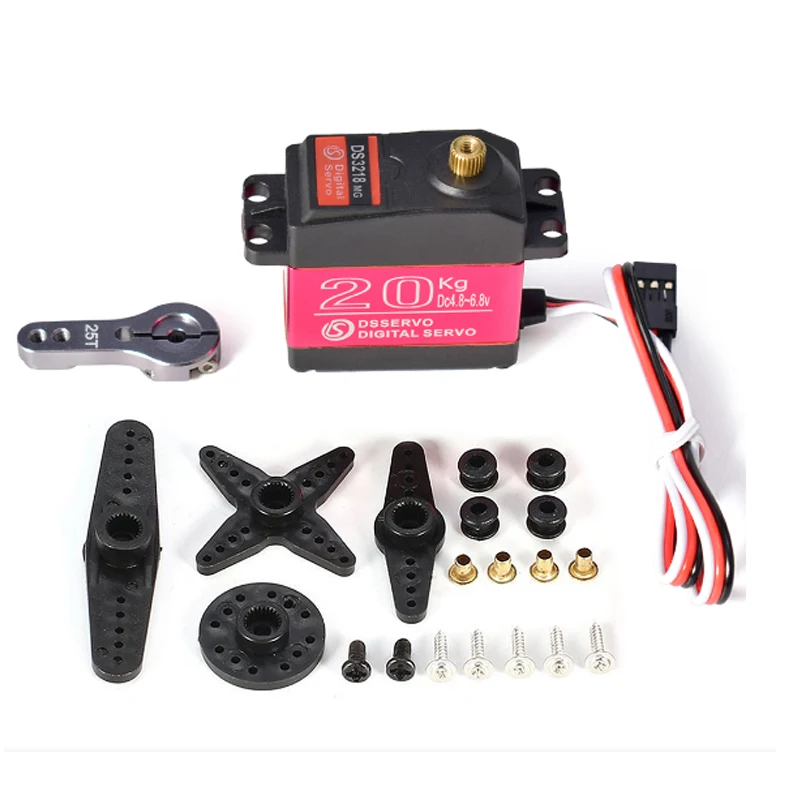 

Ds Servo 20KG 25KG 30KG 35KG 40KG Big Torque Digital 180°/270° Waterproof Metal Baja Servo For 1/8 1/10 Scale RC Crawler Car DIY