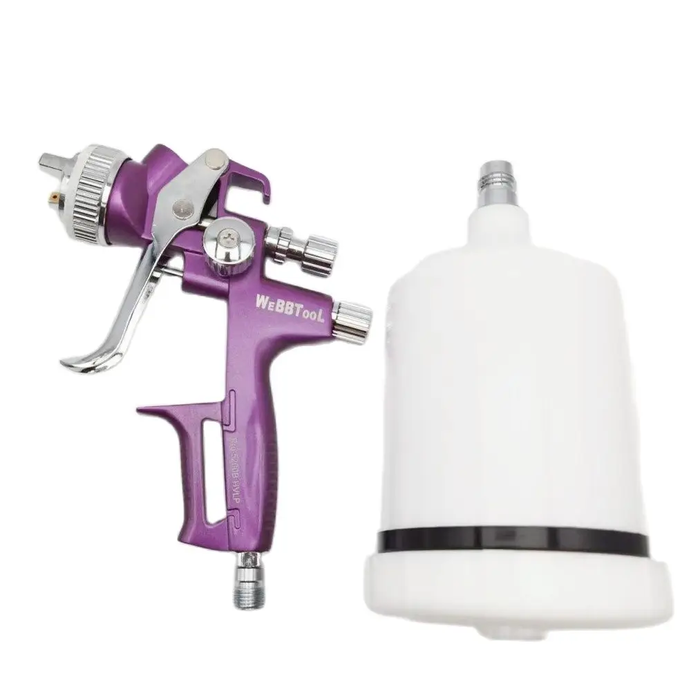 Imagem -06 - Paint Air Spray Gun For Car Paint Spray Gun Bico Pintado Pulverizador Verniz Alta Eficiência 5200b 1.3 mm 1.7 mm 2.0 mm