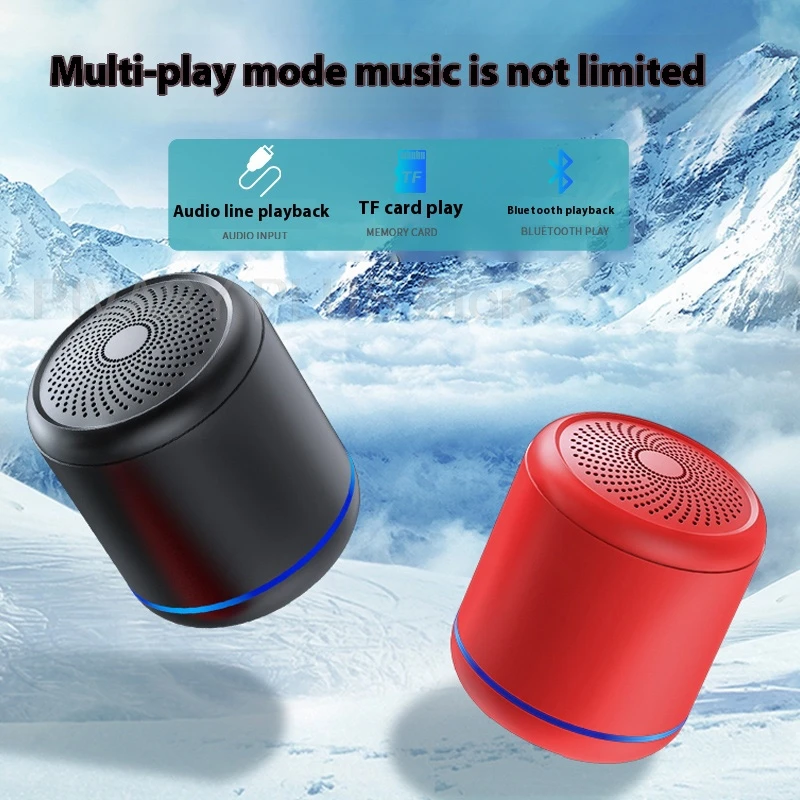 Portable Bluetooth Speaker 50MM Full Range Driver Speakers Frequency TF Card AUX Input Soundbar For Outdoor Travel Home Party