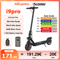 iScooter i9Pro Electric Scooter 350W 7.5Ah Foldable Scooter for Adults 30km/h Max Speed 8.5inch Honeycomb Tire Electric Scooters