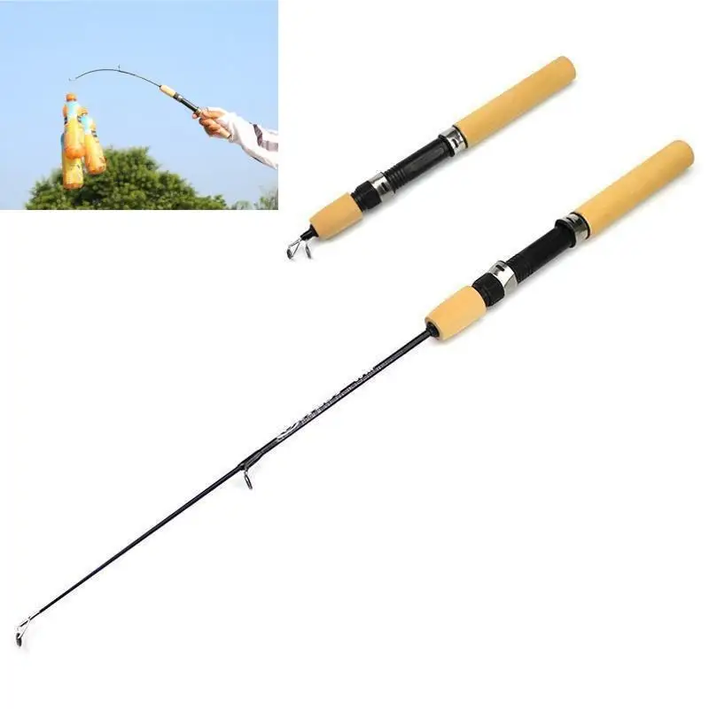 Ultralight Winter Ice Fishing Rod Portable Spinning Casting Ice Winter Fishing Pole Tackle