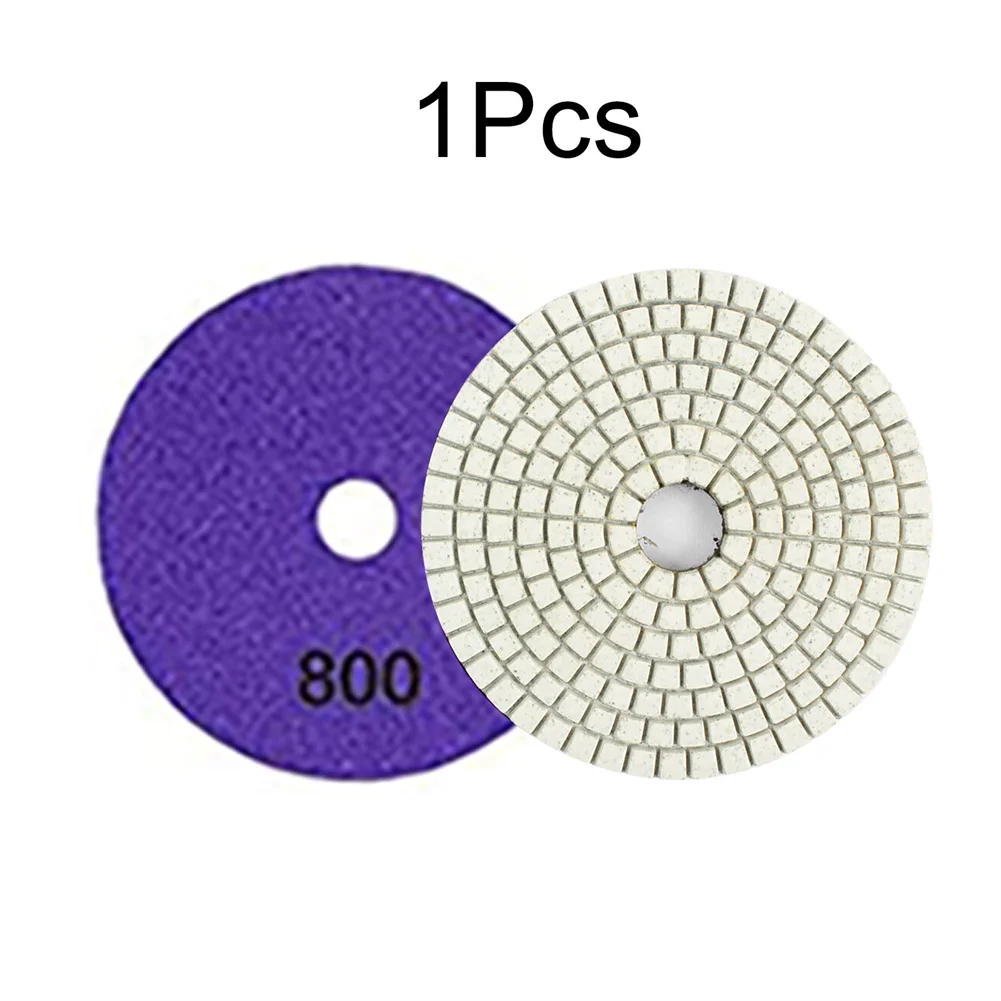 

4-дюймовые влажные/сухие граниты, бетона, мрамора, стекла, камня, шлифовальные крючки и петли, гибкие алмазные полировальные подушечки