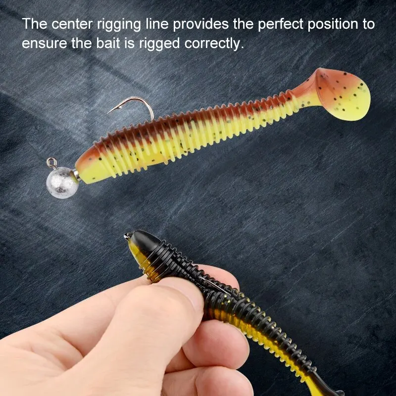 MEREDITH Swing Impact FAT Fishing Lures 75mm 85mm Paddle Tail Lures Wobbler Fishing Soft Lure For Bass Silicone Bait