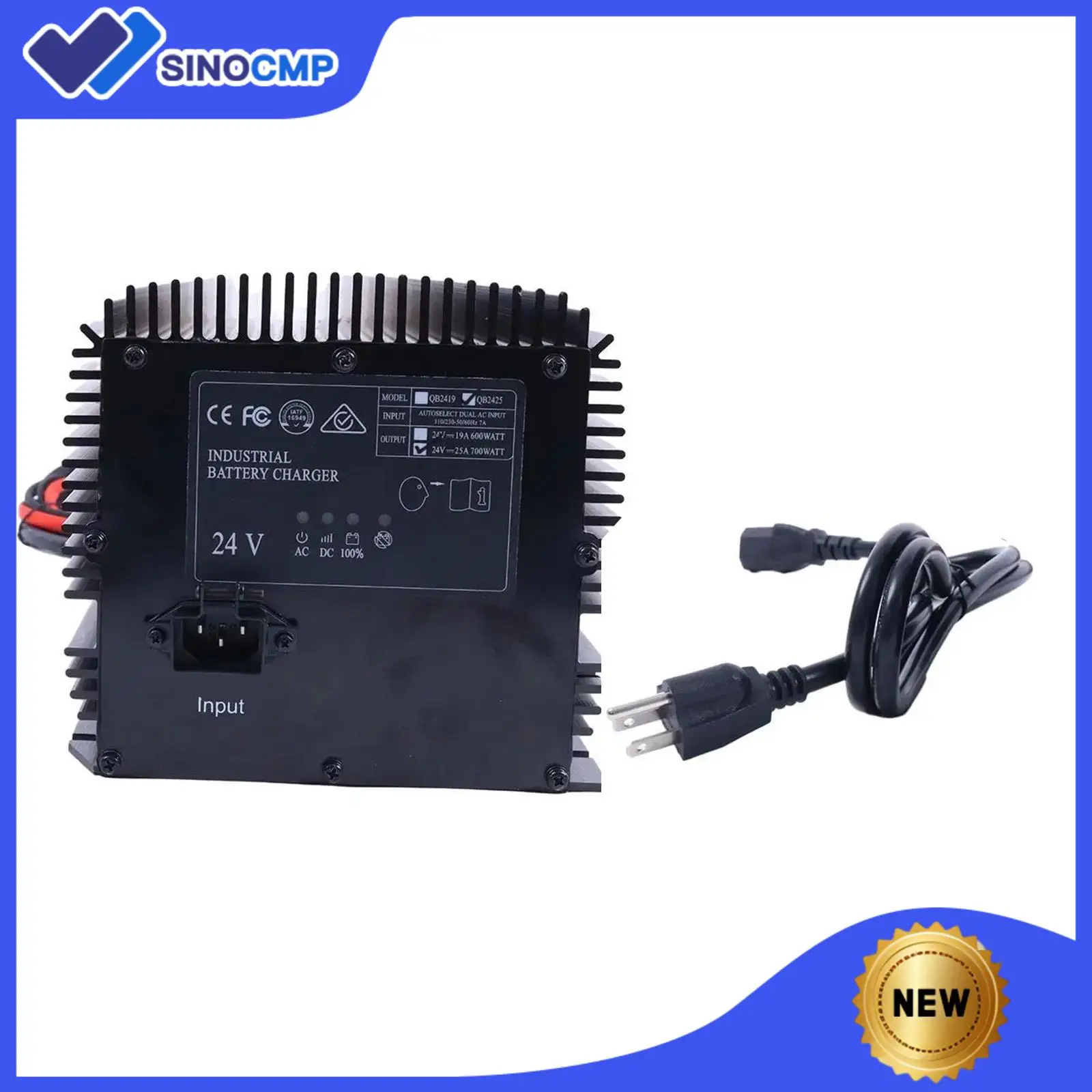 24V 25A Battery Charger 0400204, 0400087, 1001112111 1001128737 for JLG 1930ES 2030ES 2630ES 2646ES 3246ES Universal Replacement