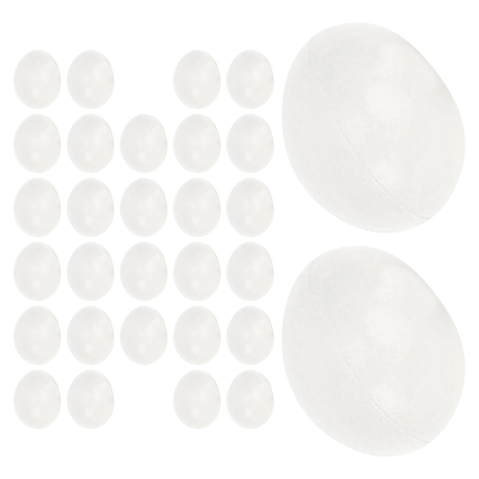 30 pçs diy pintura ovos artesanato crianças decorativo conjunto de ovo de plástico para casa cozinha restaurante exibição festa de páscoa cena layout