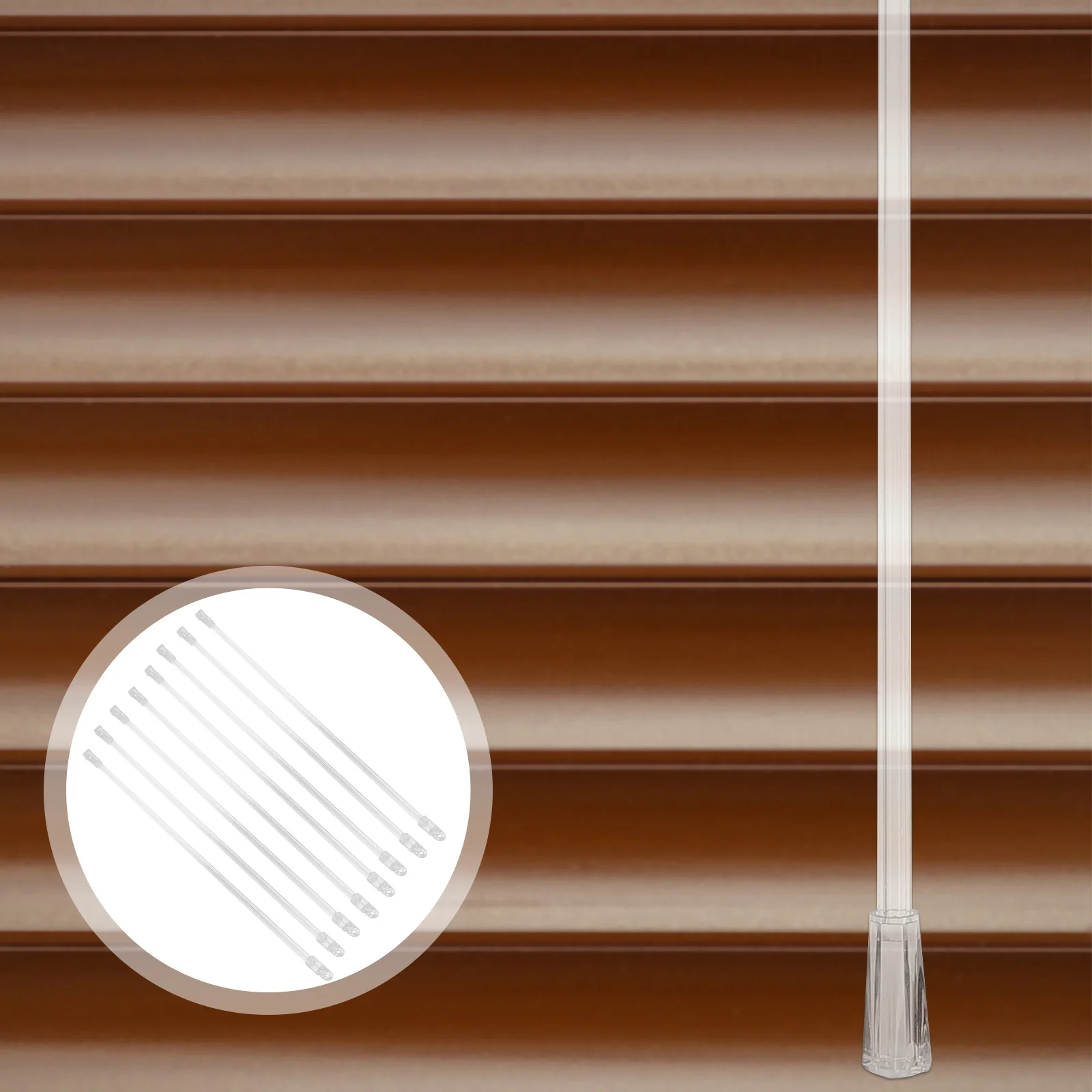 

8pcs 17 Inches Long Vertical Blinds Wands Replacement Tilt Rods For Window Blind Accessories Plastic Control Rods
