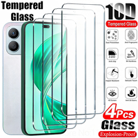 4PCS HD Tempered Glass For Huawei Honor X8B X7B 200 90 Lite 50 SE 20S Screen Protector For Honor X8A X9A X7A X7 X9 X8 5G Glass