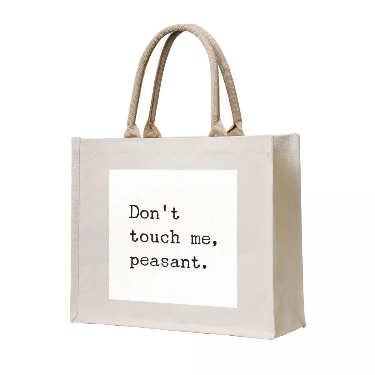 Don't Touch Me Peasant Tote Bag female bag shopping bags foldable sacs de shopping shopping bag
