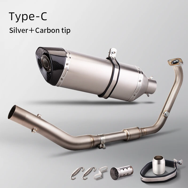 

470mm for R15V3/R15V4/MT15 Full system Titanium exhaust pipe