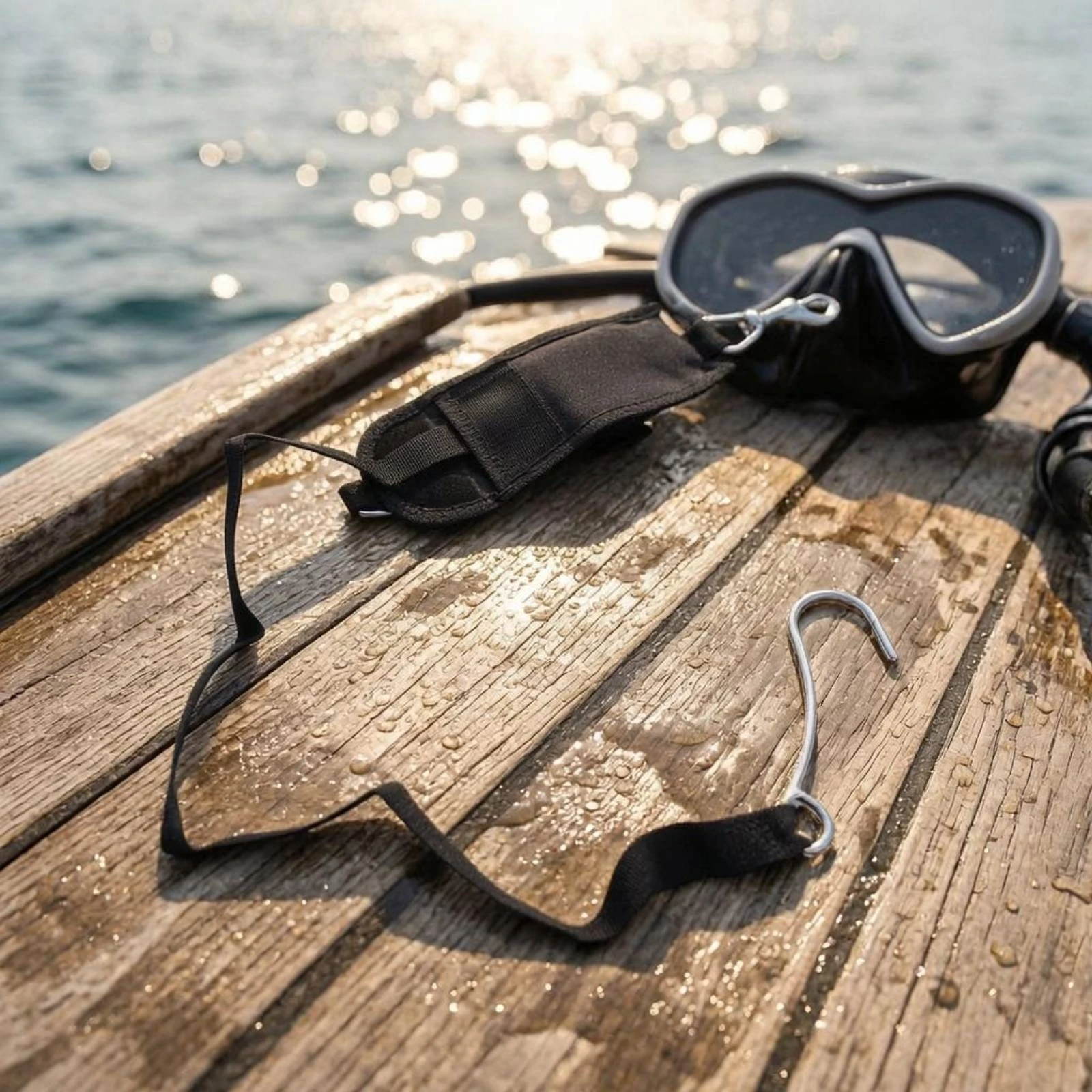 BCD Single Hook Long-Lasting Welded Diving Hook Water Sports Gear Heavy Duty High Strength for Divers view 3