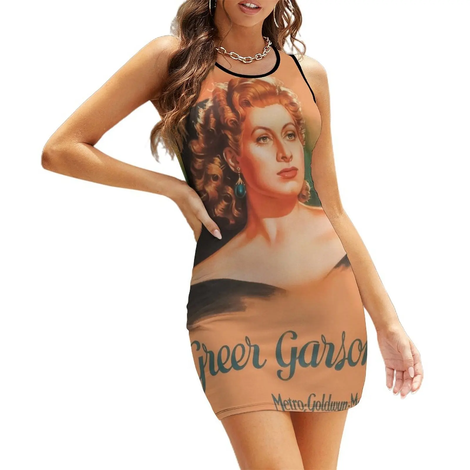 

Greer Garson Sleeveless Sundress dress summer 2025 women african dresses for woman women's clothing trend 2025 Dress for girls