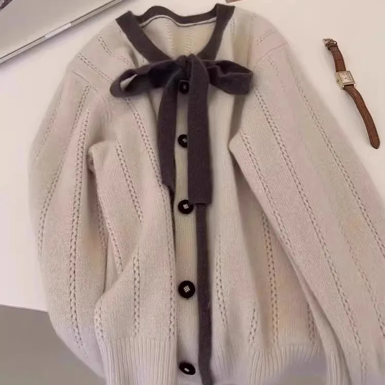 

Autumn Winter Large Size Men's Knitted Sweater Jaet V-Ne Soft Cozy Knot Korean Sle Youth Faion Thiened Po...