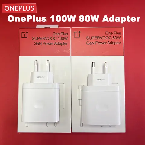 Caricabatterie originale Oneplus 100w con scatola Adattatore di alimentazione Supervooc 80w Usb Tipo A 65w Carica super veloce One Plus 13 12 11 10 9 Ace 2