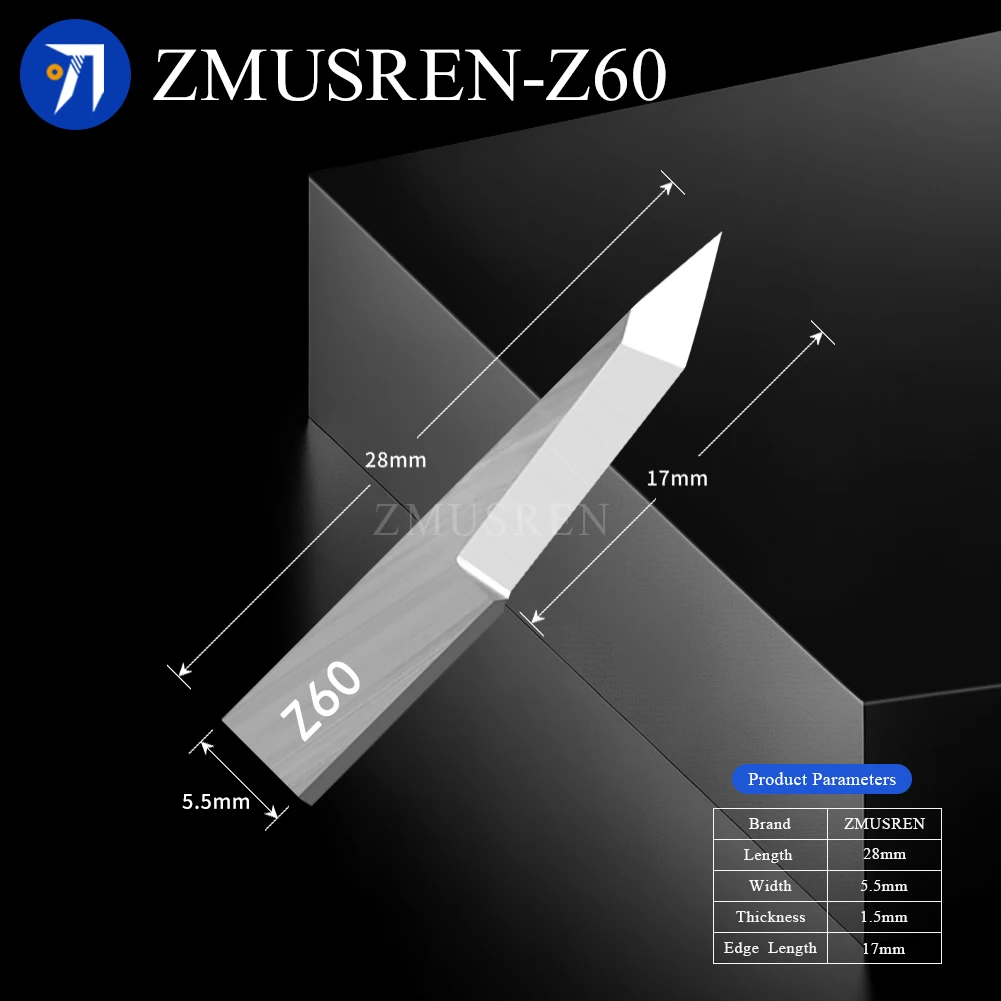 10PCS Tungsten Carbide Blade Z16 Z17 Z21 Z26 Z28 Z46 Z60 Z61 Z66 Z13 Z1 Vibration Knife Z50 Z51 Z52 Z53 Z55 Round Rotary Blade view 5