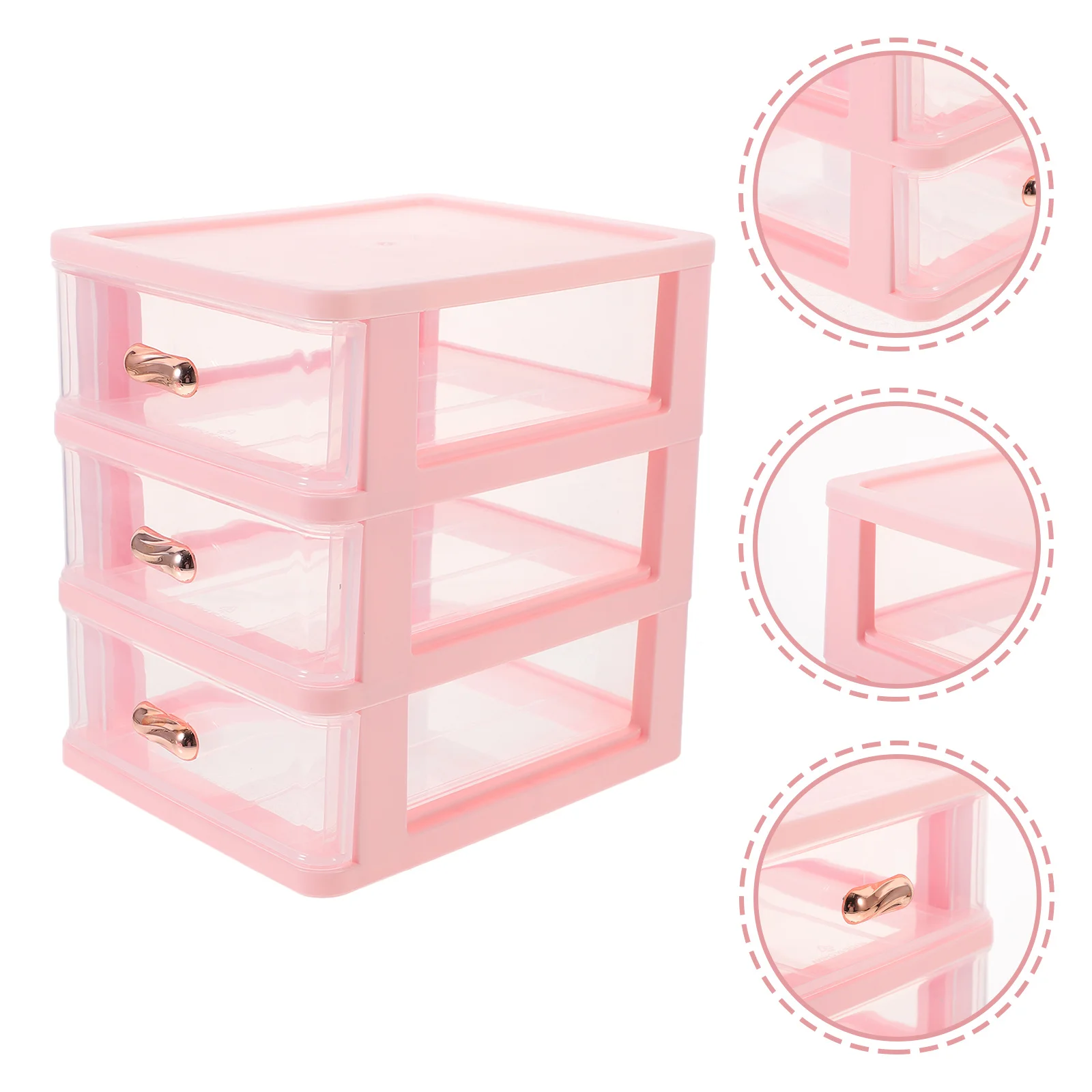 Multi-Layer Storage Box for Desk Organization Drawers Desktop Organizer Shelf Small Storage Drawers for Files Cosmetics and