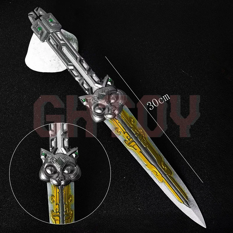

22cm/8.66in Delta Forces Ink Cloud Map Scary Claw Flying Knife Metal Toy Model Figurine Ornament Collection Desktop Display Prop