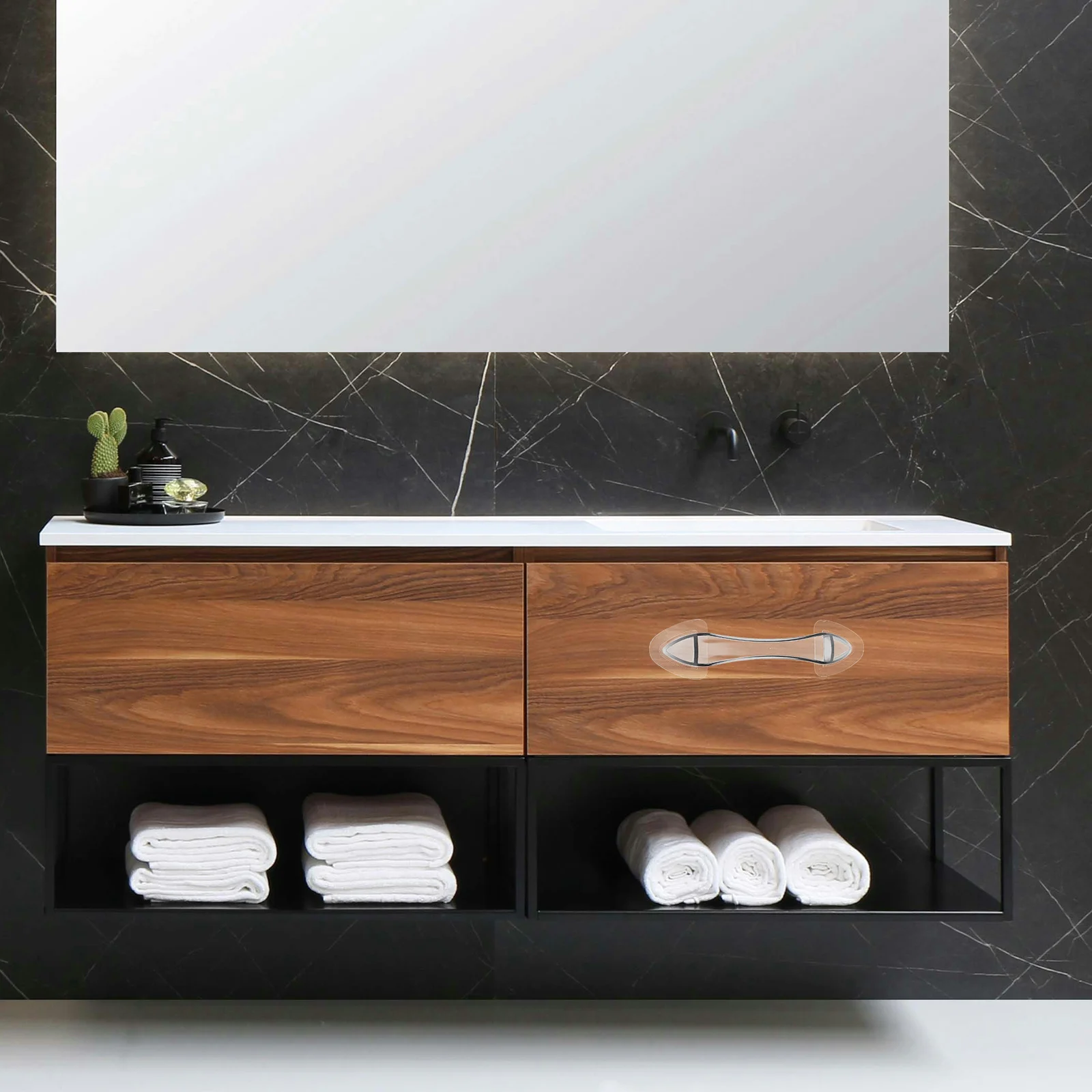 

Sticky Cabinet Handle Easy Install Self-Stick Drawer Dresser for Sliding Glass Door Adhesive Knobs for Cabinets