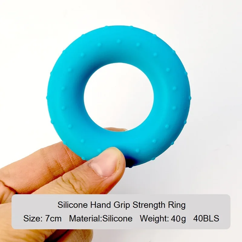 Silicone Finger Gripper Ring Hand Muscle Strengthener Ring Wrist Finger Trainer Exercise Carpal Expander Workout Fitness Device