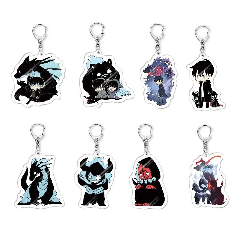 

6cm Hot Anime Game Peripherals Keychain Man Key Chain for Accessories Cute Bag Pendant Key Ring Acrylic Cartoon Gifts for Kids