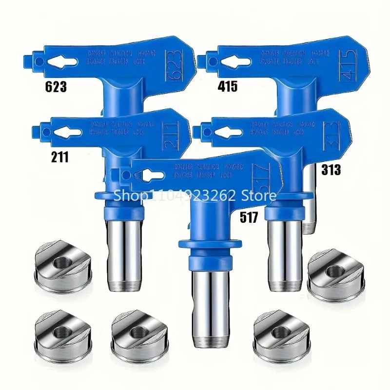 

Безвоздушное распылительное сопло 211-623 Сопло с тонкой герметизацией Бытовые инструменты для краски и садоводства Простая установка Сопло для шланга