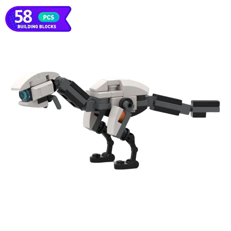 Moc Horizon Zero Dawned seria gier potwór klocki do budowy Model obserwator potwór MOC-102715 Robot cegły zabawki dla dzieci prezent