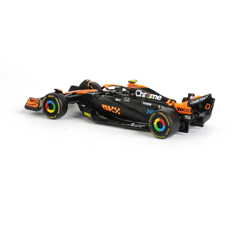 New  Bburago 1:43 2023 2024 F1 Mclaren MCL38 MCL60 Monaco GP #4 Norris #81 Piastri Formula Car Model Gifts Singapore