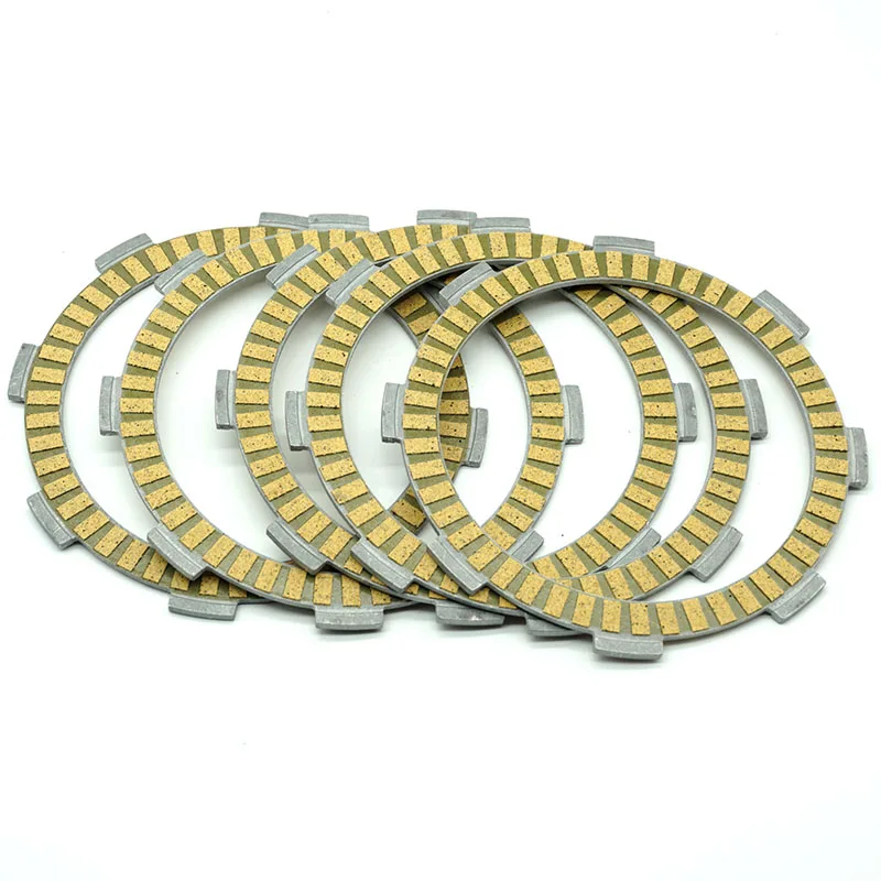 Motorcycle Clutch Friction Plates Kit for KAWASAKI KLF 185 A1/A1A/A2/A3/A4 Bayou 1985-1988 High Quality Replacement Set