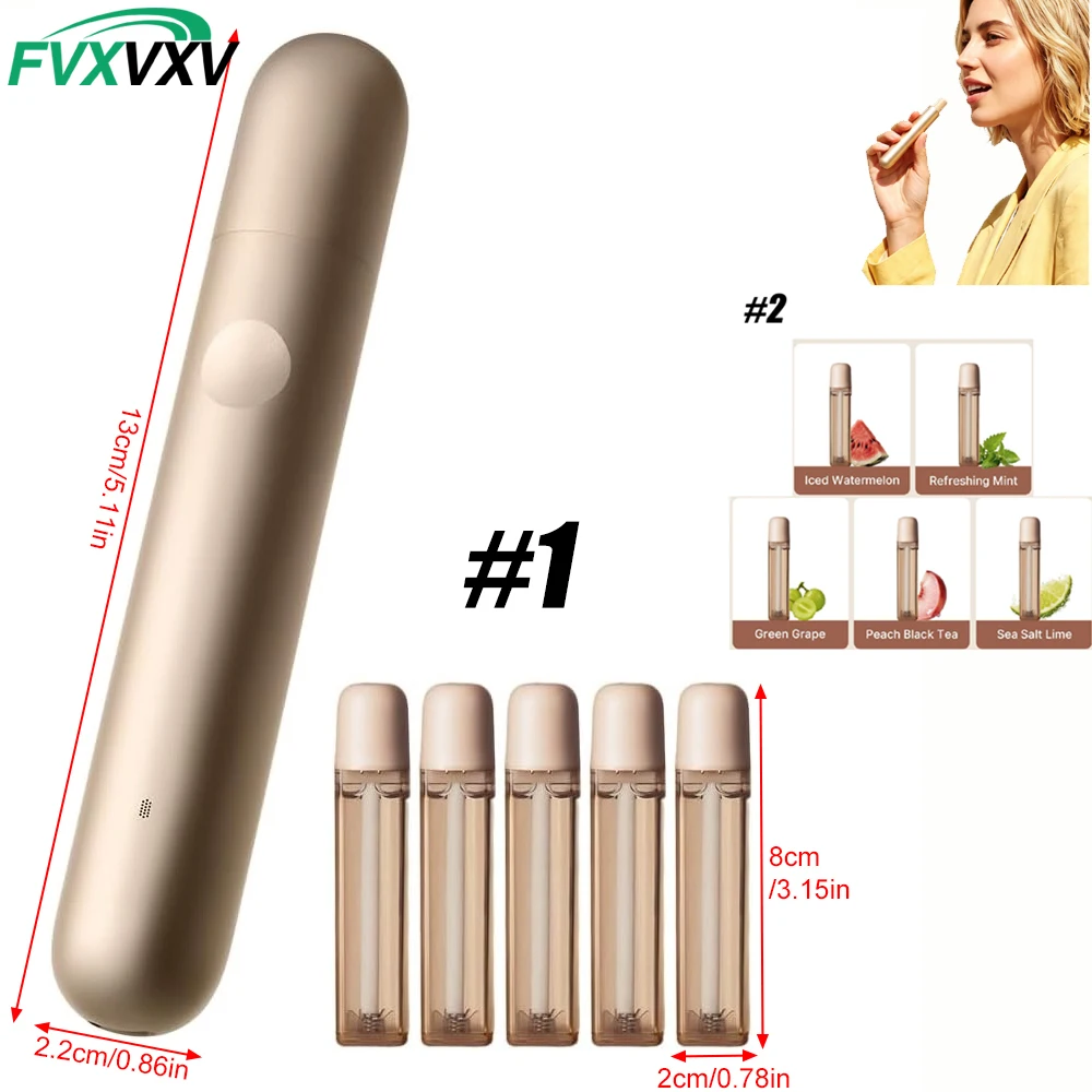 ZDEER Upgraded PW16 Electric Cool Breath Spray, Probiotic Fresh Mouth Spray for Bad Breath,Micro-Mist Oral Spray with 5 Flavors