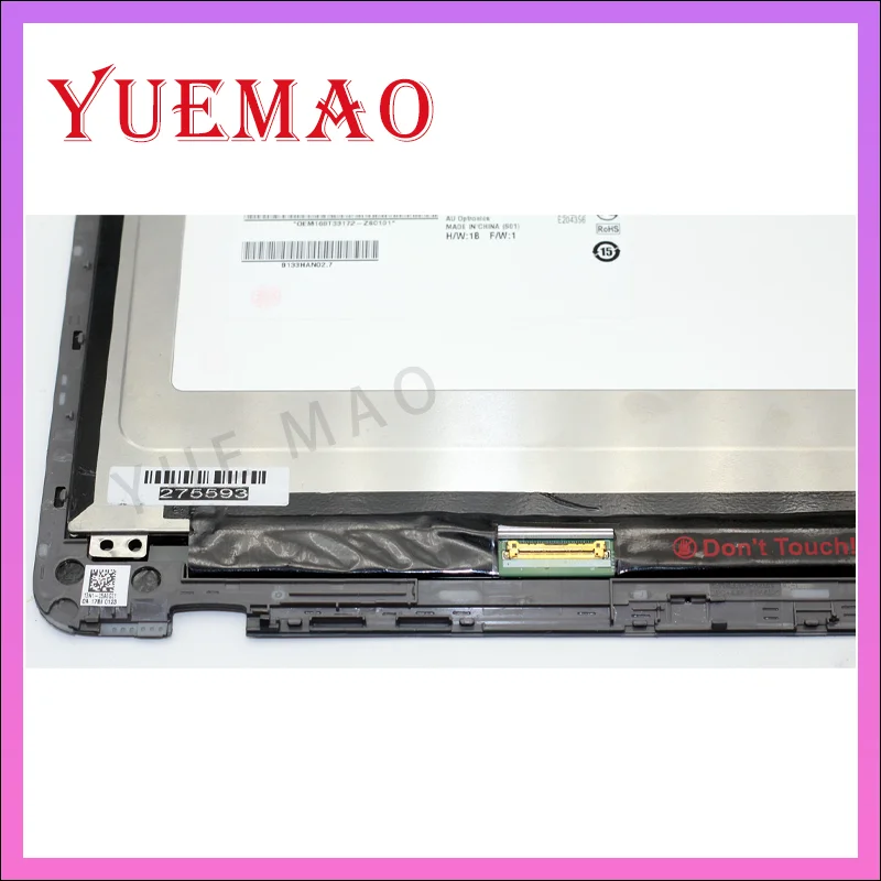 Imagem -05 - Polegada Laptop Lcd Assembléia Tela de Toque Nova Substituição para Asus Zenbook Ux360u Ux360 Ux360ua Fhd Qhd B133han02.7 13.3