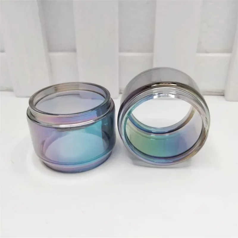 Tubo de copo de medição de vidro bolha, 2 peças para nord 19 priv n19 kit tfv16 lite tanque g 3 resa prince stick v9 max