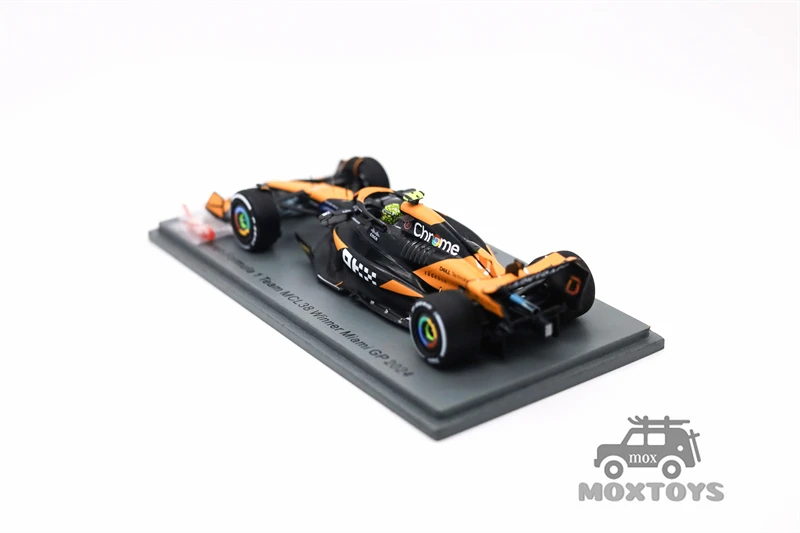 سبارك 1:43 فورمولا 1 فريق MCL38 رقم 4 3rd الأسترالية GP 2024. لاندو نوريس موديل سيارة #3