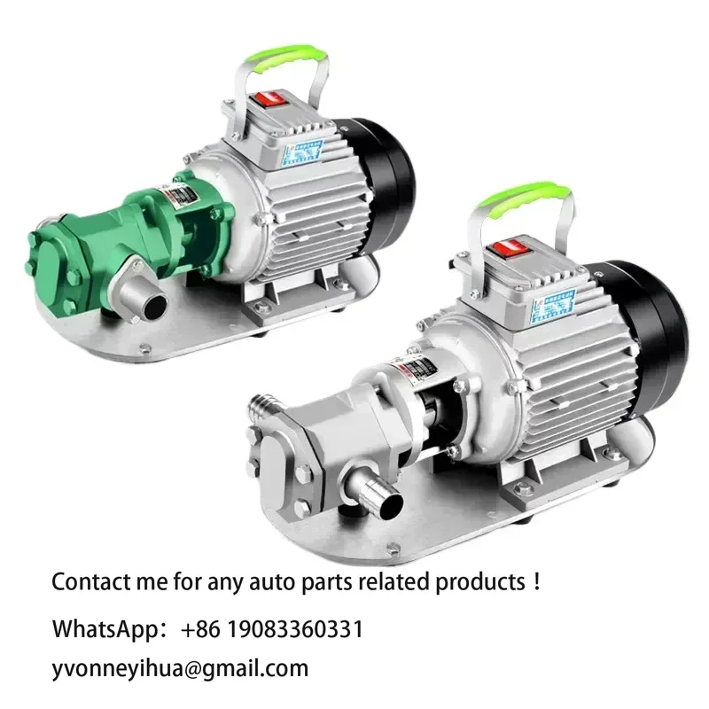 Portable WCB-100 304 Stainless Steel Food Grade Lube High Pressure Transfer Electrical Oil Pump