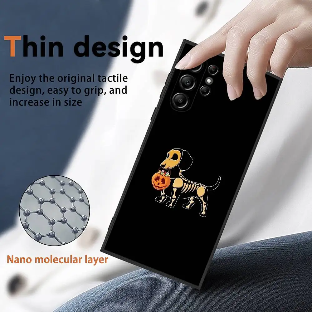 هالوين اليقطين الجمجمة قضية الهاتف لسامسونج غالاكسي S25 S24 S23 S22 S21 S20 الترا زائد متجمد لينة غطاء Funda #2