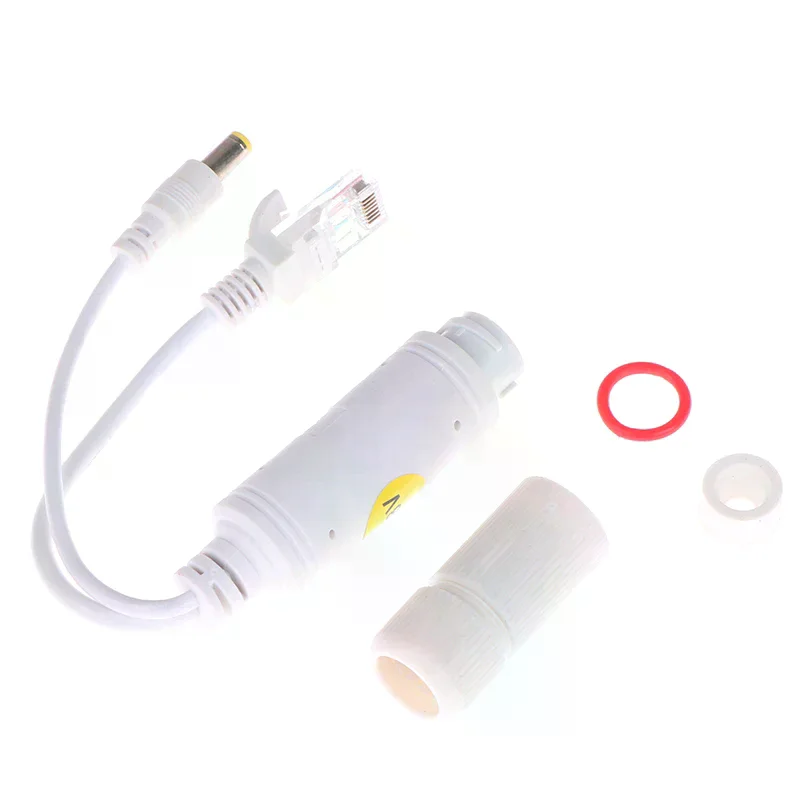 48V to 12V POE Splitter Waterproof Adapter Cable Power Supply Module For Camera Poe Splitter Four-Piece Outdoor Waterproof