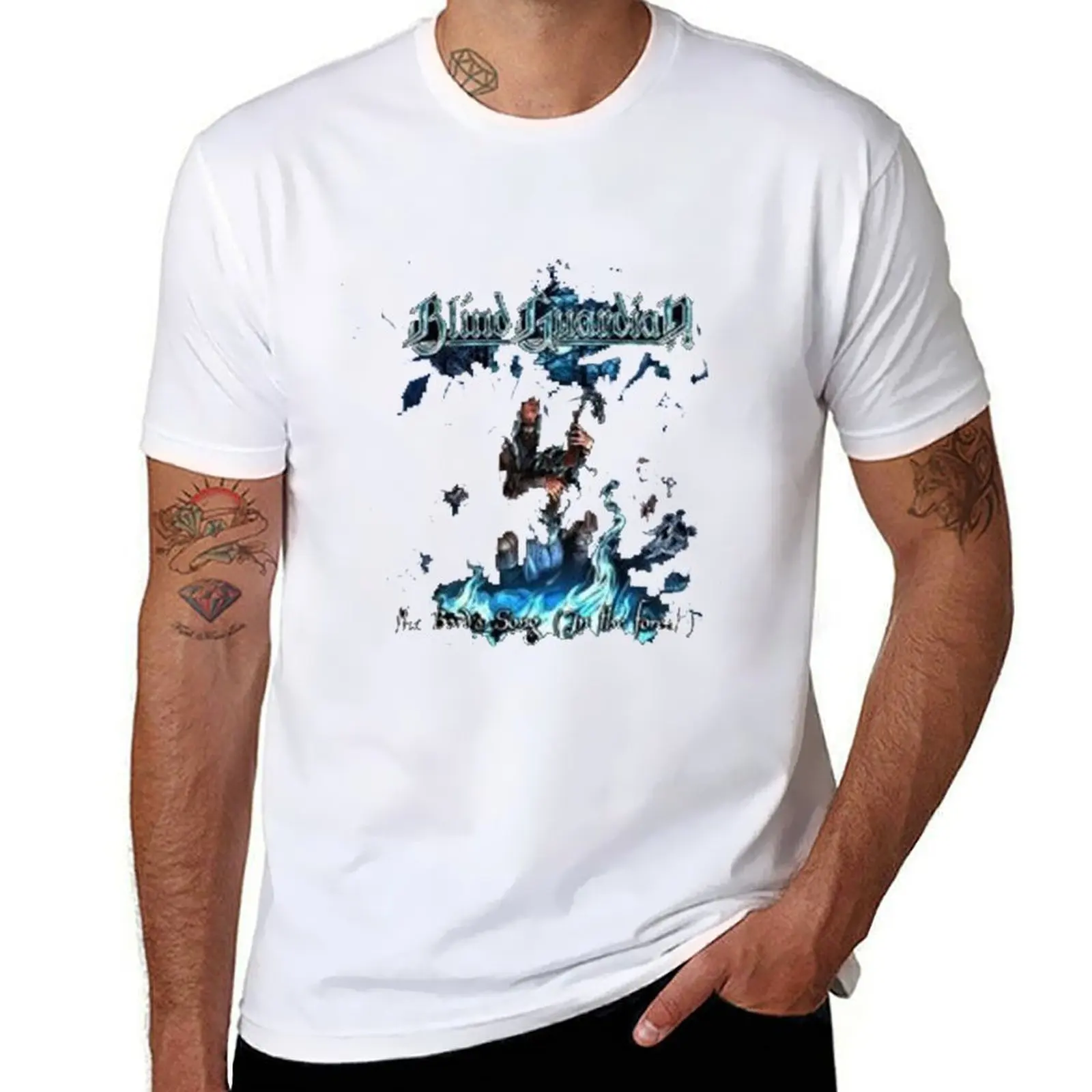 

blind guardian power metal blind band rock metal T-Shirt Moisture Control Sports Tee