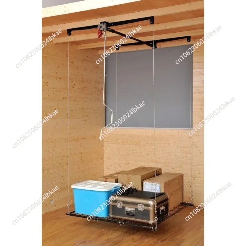 Ceiling Storage Shelf Hanging Storage Rack for Garage Space-Saving: Ceiling Mounted Storage Rack RC-506 Weight: 22.3