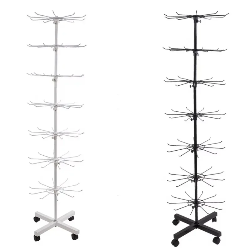 High quality 7 layers floor display stand rack