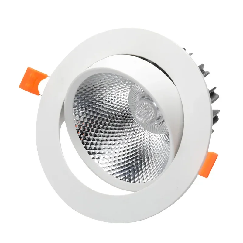 Spotlight Led Ceiling Light Household Embedded Clothing Store Opening Downlight Background Wall Concentrating Bull's Eye Light