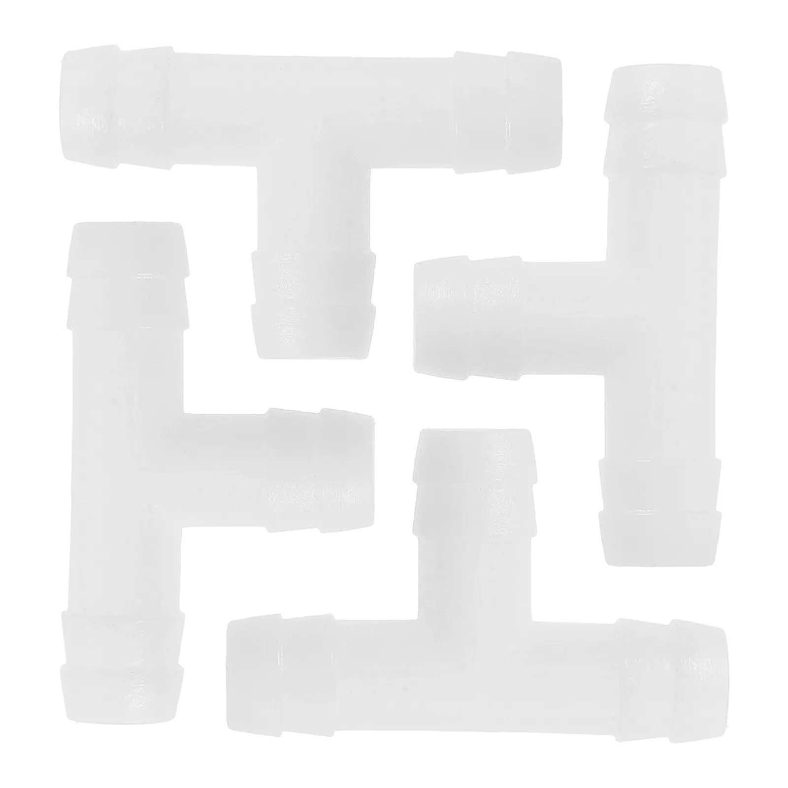 3-Way Drain Hose Connector for AC Units, Heavy-Duty Plastic Condensate Fitting, 4-Piece Replacement Kit