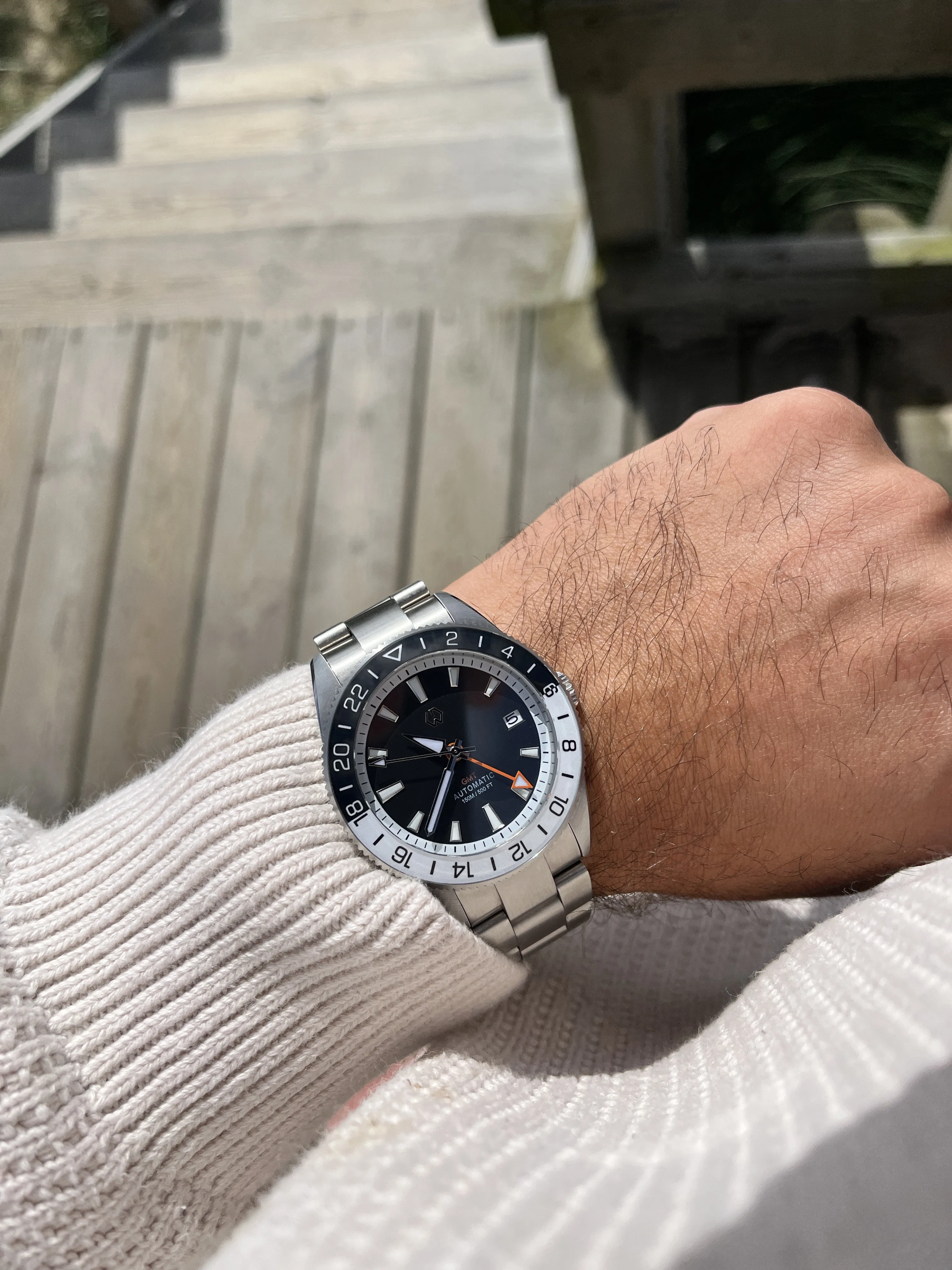 NEW 9007 Men's Automatic Watch Men's Super Luminous Bezel Mechanical Watch 150 Meters Waterproof Diving