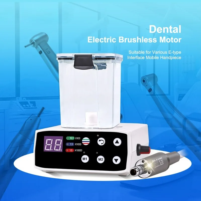 Dental electric brushless micro motor with water tank motor 1:1 1:5 Add diagonal mobile phone with water tank