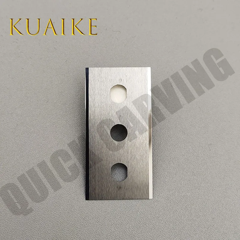 

10PCS Tungsten Carbide Ultra Thin Three Holes Blade Slitting Machine Laminating Machine Cutting Film Three Hole Blade