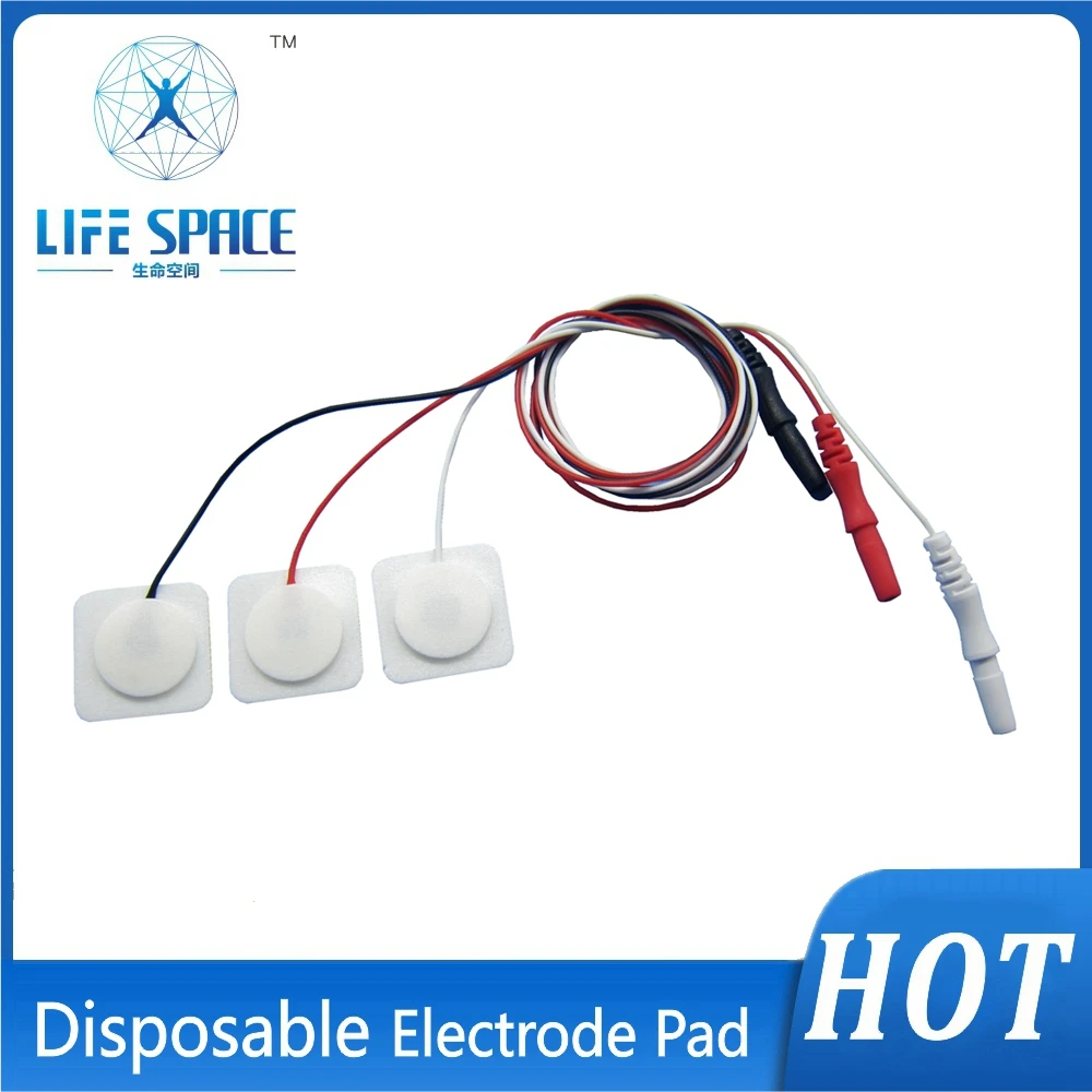 

ECG EKG Electrode Patch Pads with lead wires paediatric/neonates Foam for ecg monitor ekg machine