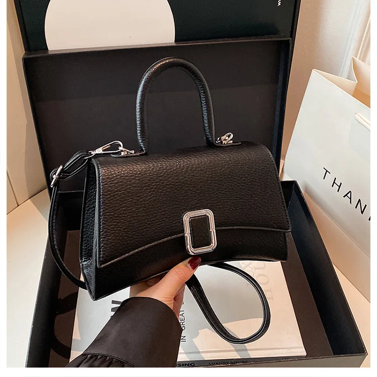 

Элегантная винтажная сумка через плечо, новинка 2023 года для женщин, роскошная сумка через плечо из мягкой кожи, модная маленькая сумка для всех случаев