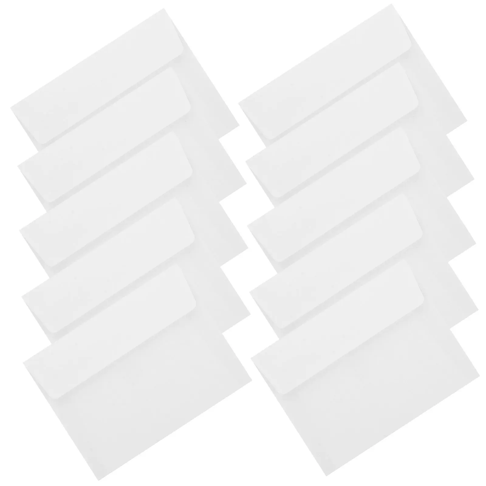 

50Pcs White Rectangular Envelopes A2 Size Self Stick Closure for Wedding Cards Greeting Notes Business Envelopes Blank Surface