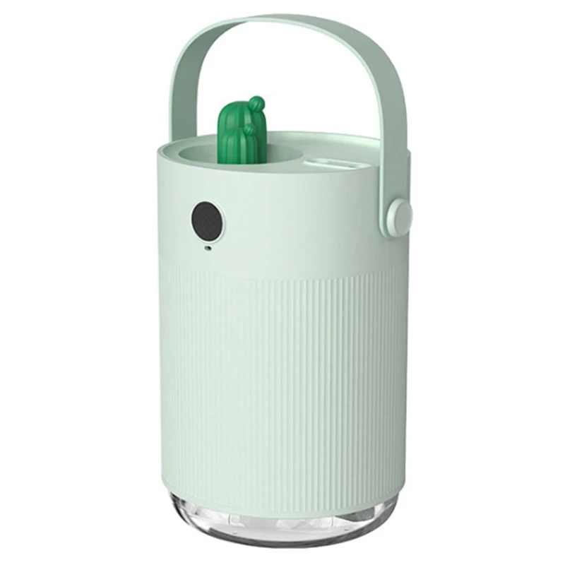 

Portable Air Diffuser Cactus Humidifier USB Purifier 1000ML Mist Maker With Lamp Light For Bedroom