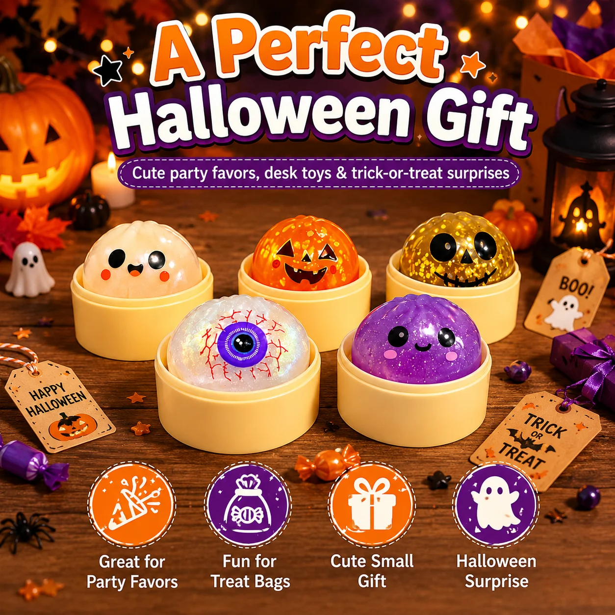 Halloween Dumpling Squishy – detail image 2