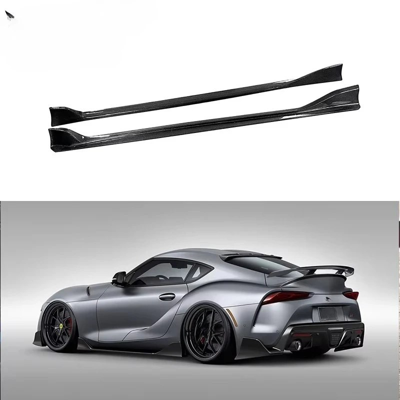 

Carbon Fiber Side Skirt Splitter for Supra A90 A91 MK5 MKV Lower Door Trim Side Skirts Body Kit Car Auto Parts Modifiedcustom